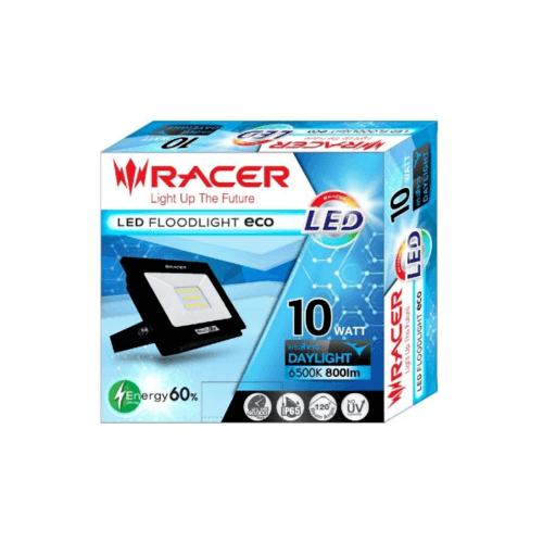 អំពូលហ្វា LED Eco 10W ពន្លឺពណ៌ស RACER