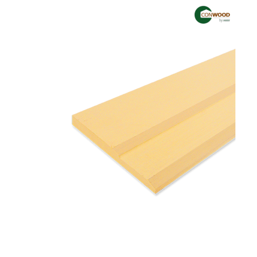 คอนวูด ไม้เชิงชาย รุ่น 2in1 ลายเสี้ยน 2.2x23.5x305ซม. สีงาช้าง