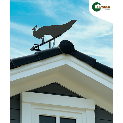 คอนวูด ไม้เชิงชาย รุ่น 2in1 ลายเสี้ยน 2.2x23.5x305ซม. สีงาช้าง