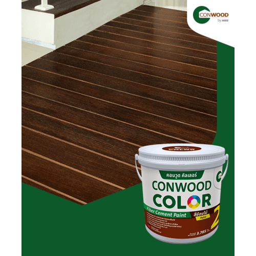 CONWOOD คอนวูดคัลเลอร์ สีย้อมไม้ 3.785ลิตร สีวอลนัท