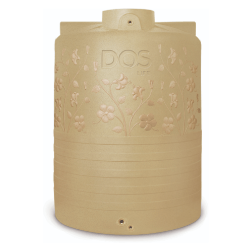 DOS ถังเก็บน้ำบนดิน 6000L แกรนิตทราย CHABA สีน้ำตาลอ่อน