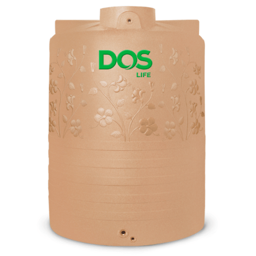 DOS ถังน้ำบนดิน 6000L พิงค์โกลด์ CHABA
