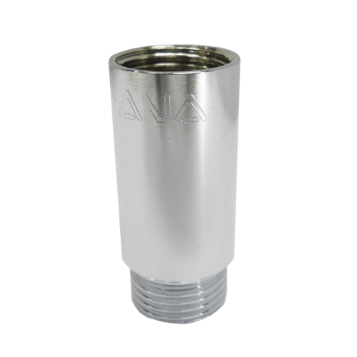 ANA ข้อต่อตรง ผม. 1/2''x40 มม. (ชุบโครเมี่ยม) (SP) ก5J143-3-015-324-S-5 สีโครเมี่ยม