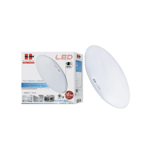 HI-TEK โคมซาลาเป่า LED 24 วัตต์ แสงขาว HFIL00N24D สีขาว