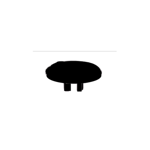 ฝาปิดเกือกม้า ขนาด29.5x10mm. SCL-2910B (20ชิ้น/แพ็ค) ดำ