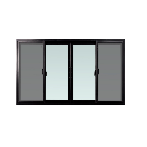TRUSTAND (EZY WINDOW) หน้าต่างบานเลื่อน W-FSSF ขนาด 1800*1300 พร้อมมุ้งลวด Enzo สีดำ