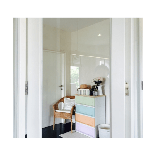 UP ตู้ลิ้นชักพลาสติกมีท็อป 4 ชั้น รุ่น SUMO-WT ขนาด 42x63x90 ซม. สีวินเทจ