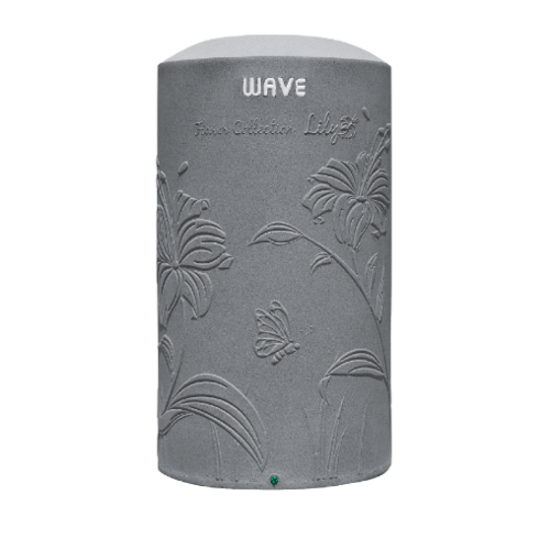 WAVE ถังเก็บน้ำบนดินพิมพ์ลาย ปลอดตะไคร่ ท่อใน ขนาด 2000L รุ่น Lily Loft คละสี
