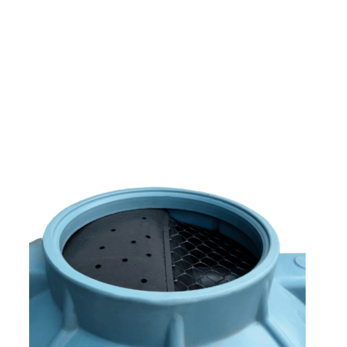 WAVE ถังบำบัดน้ำเสียชนิดรวมไร้อากาศ ขนาด 600L รุ่น WP สีฟ้า