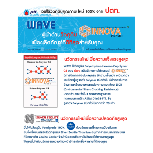 WAVE ถังเก็บน้ำบนดินลายแกรนิต ขนาด 2000L รุ่น Flora คละสี