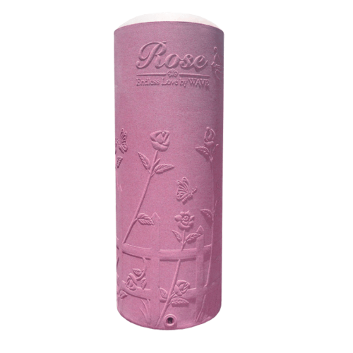 WAVE ถังเก็บน้ำบนดินลายแกรนิตทรงสูง ปลอดตะไคร่ ยับยั้งแบคทีเรีย ขนาด 400L รุ่น Rose คละสี