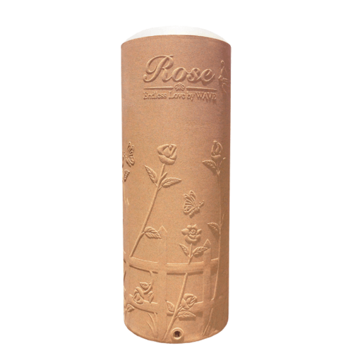 WAVE ถังเก็บน้ำบนดินลายแกรนิตทรงสูง ปลอดตะไคร่ ยับยั้งแบคทีเรีย ขนาด 700L รุ่น Rose คละสี