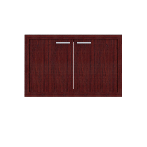 ReadyKitch บานซิงค์คู่วางใต้เตาแก๊สเรียบ MP-8050T-PLASTWOOD สีวอลนัท