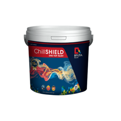 DELTA ชิลชิลด์ เบส B ขนาด 2.5 กล. DELTA Chill SHIELD One Top Paint สีขาว