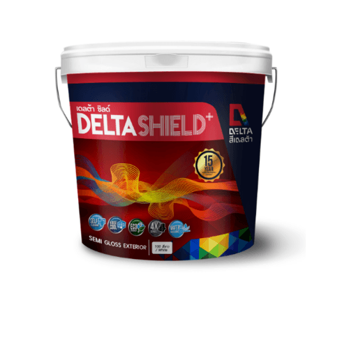 DELTA เดลต้าชิลด์พลัส เบส D ขนาด2.5 กล. Base D สีขาว