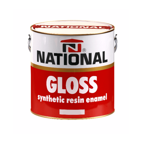 National สีเคลือบน้ำมัน เงา 208 แกลลอน สีน้ำตาลแดง