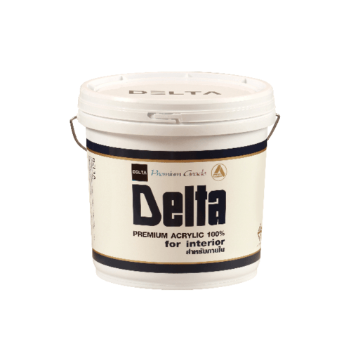 DELTA สีน้ำภายใน Base B ขาว