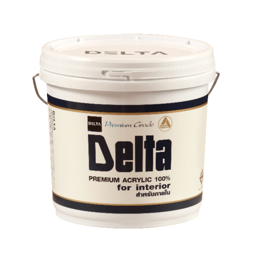 DELTA สีน้ำภายใน Base C ขาว