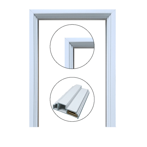 ស៊ុមទ្វារ Champ 80x200 UPVC ពណ៌ស