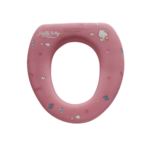 WSP ฝารองนั่งชักโครกเด็กพิมพ์ลาย KITTY รุ่น TS-KT19C1 สีชมพู