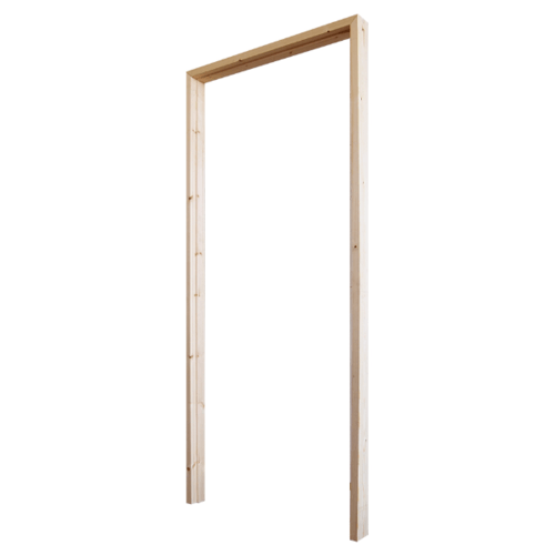 WINDOOR วงกบประตูไม้เรดวูด ขนาด 100x210ซม. Com 1
