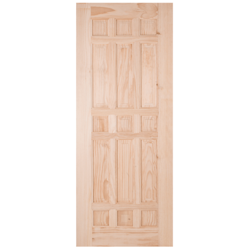WINDOOR ประตูไม้สน บานทึบลูกฟัก ขนาด 70x200ซม. CE119
