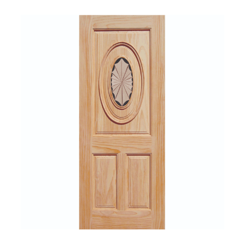 WINDOOR ประตูลวดลาย สนนิวซีแลนด์ ขนาด90x200ซม. INLAY-01