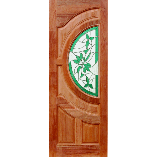 WINDOOR ประตู+กระจก ดูริโอ ขนาด80x200ซม. Glaring Green