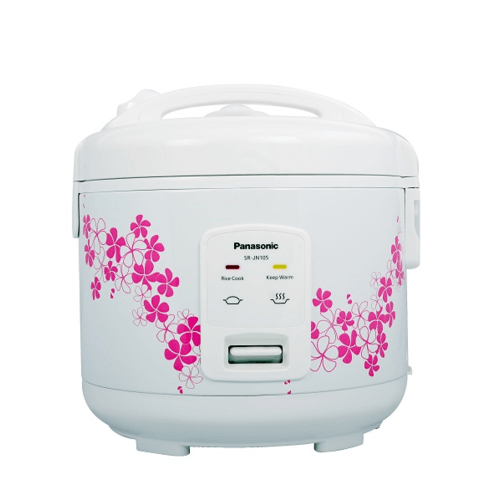 PANASONIC หม้อหุงข้าวอุ่นทิพย์ 1 ลิตร SR-JN105WSN สีชมพู