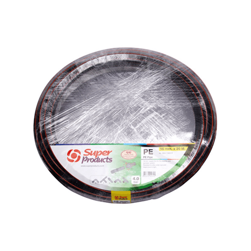 Super Products ท่อ LDPE PN4 ขนาด(3/4”)25 มม.20 ม.คาดส้ม