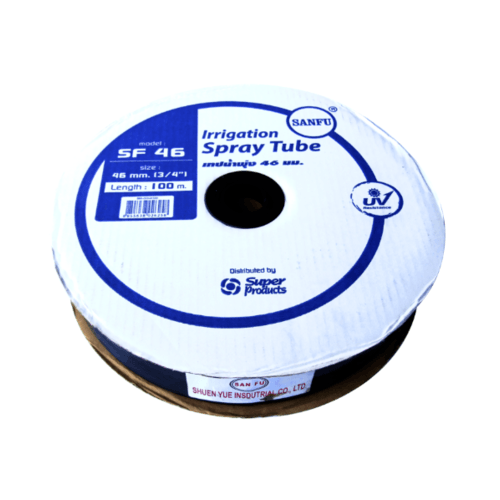 Super Products SF 46 เทปน้ำพุ่ง 3 รูฉีด,กว้าง 46 มม.ยาว 100 ม.34 ลิตร/ชม./เมตร