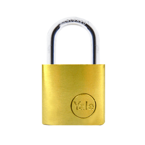 YALE กุญแจคล้องทองเหลือง ห่วงสั้น 30 มม. รุ่น YE1/30/115/1 สีทองเหลือง
