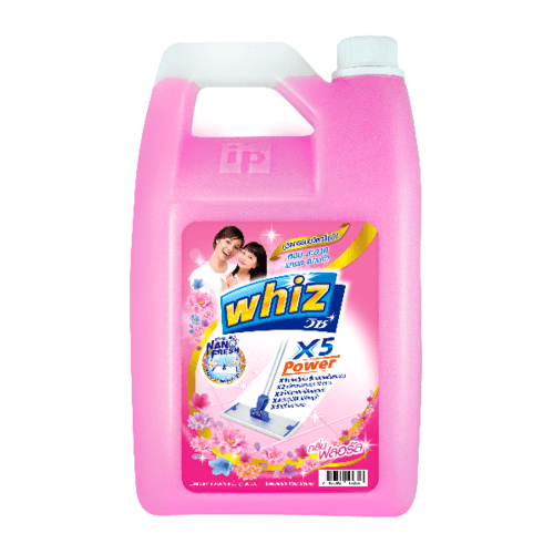 WHIZ วิซ น้ำยาถูพื้น ขนาด 2100 มล.สีีชมพู