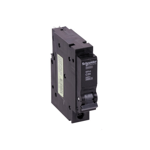 SCHNEIDER เบรคเกอร์ 1P 20A 6KA QO120VSC6T สีดำ