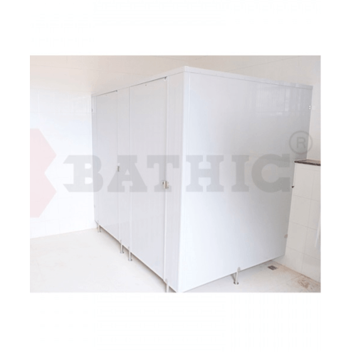 BATHIC ผนังห้องน้ำพีวีซี แผงพาร์ทิชั่น 80x200cm. สีเทา BATHIC PT สีเทา