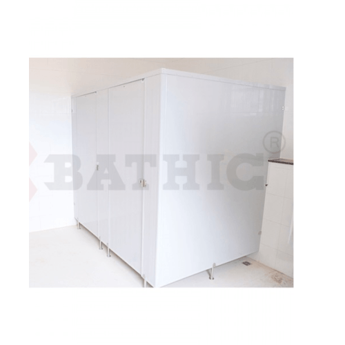 BATHIC ผนังห้องน้ำพีวีซี แผงพาร์ทิชั่น 40x190 cm.สีครีม BATHIC PT สีครีม