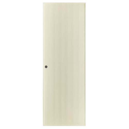 BATHIC ประตูพีวีซี ขนาด 61x185 ซม. เจาะ BS1 สีครีม