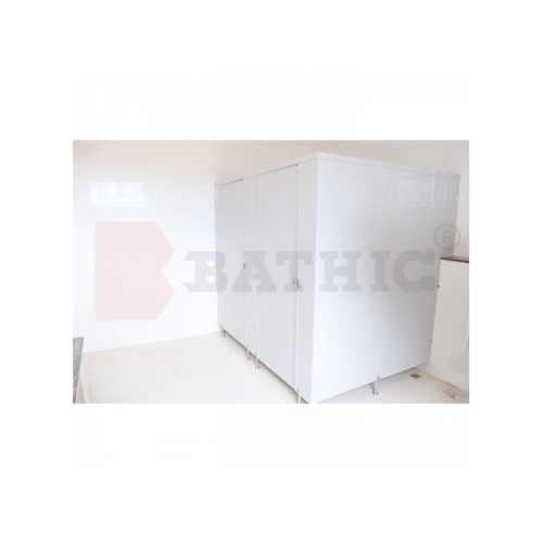 BATHIC ผนังห้องน้ำพีวีซี แผงพาร์ทิชั่น 160x190 cm.สีครีม BATHIC PT สีครีม