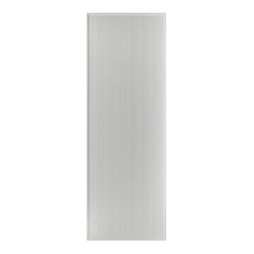 BATHIC ประตูพีวีซี บานทึบเรียบขนาด 100x180ซม. (ไม่เจาะ) BS1 สีเทา