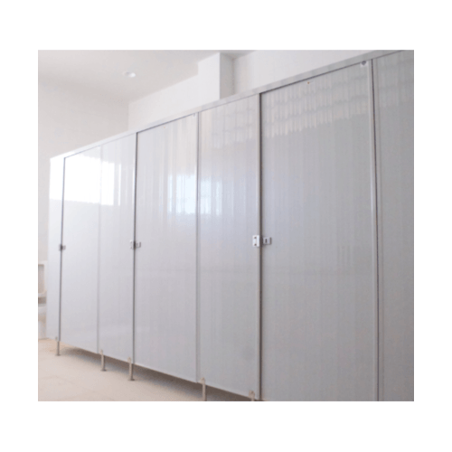 BATHIC ผนังห้องน้ำพีวีซี แผงพาร์ทิชั่น ขนาด 120x200ซม. PT สีขาว