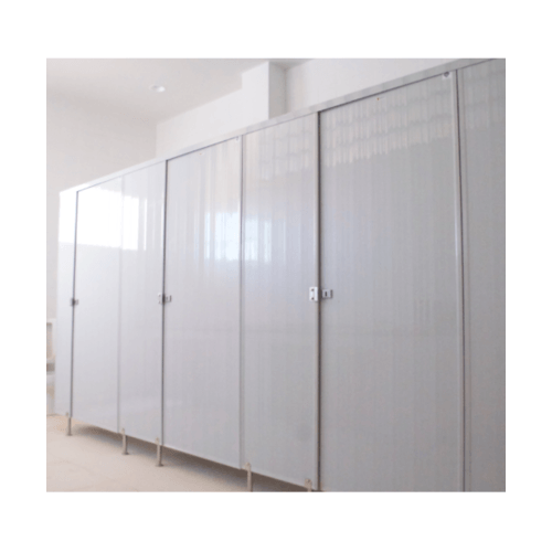 BATHIC ผนังห้องน้ำ PVC บานพาร์ติชั่น 40x200ซม. สีขาว