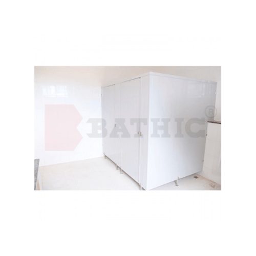 BATHIC ผนังห้องน้ำ PVC บานพาร์ติชั่น 80x190ซม. สีเทา