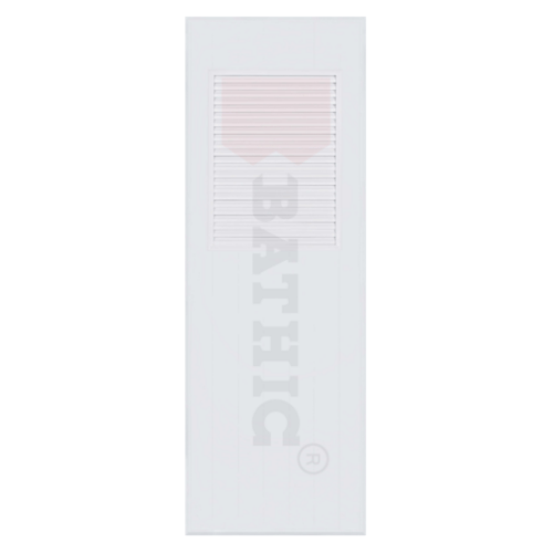 BATHIC ประตูพีวีซี ขนาด 70x200 ซม. (ไม่เจาะ) BC3 สีขาว