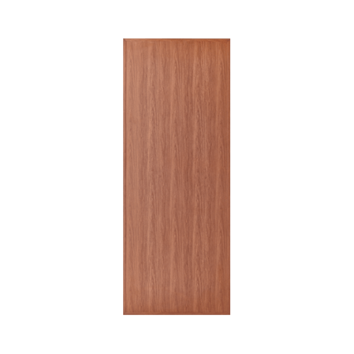 BATHIC ประตูพีวีซี บานเรียบ 70x200cm. สีทีค (ไม่เจาะ) BL1