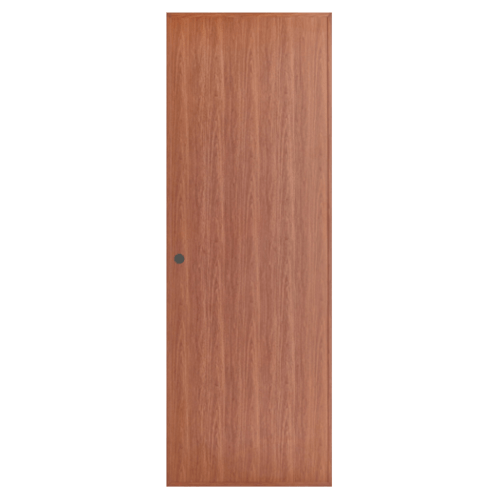 BATHIC ประตูพีวีซี ขนาด 70x180 ซม. สีทีค (เจาะ) BL1