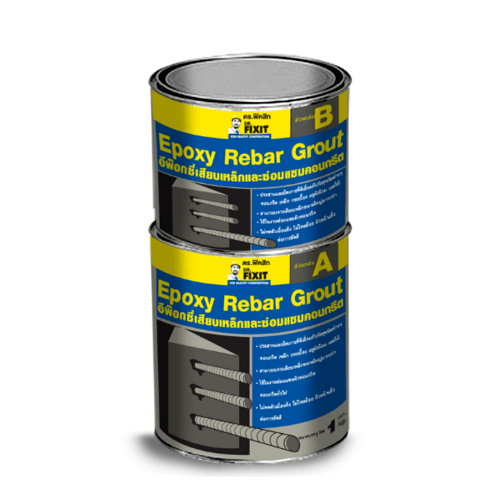 Dr.Fixit อีพ็อกซี่ รีบรา เกร้าท์ 1 กก. Grey