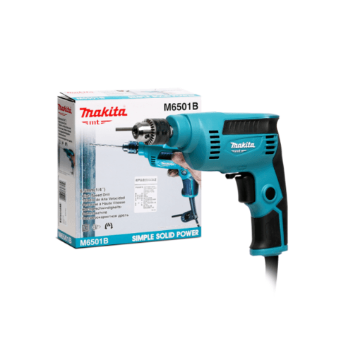 MAKITA สว่าน 1/4 M6501B สีฟ้า