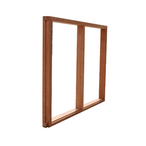 MAZTERDOOR วงกบหน้าต่างไม้ 60x100ซม. 2ช่อง