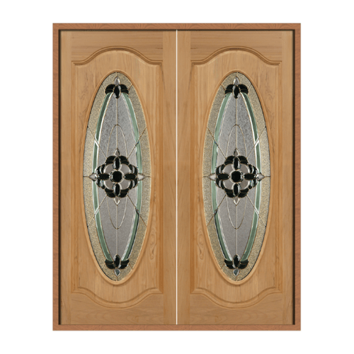 MAZTERDOOR ประตูไม้เรดเมอร์รันตี (90 x 200) Vanda-06
