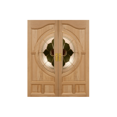 ประตูไม้เรดเมอร์รันตีVanda-07 ขนาด80x200 cm